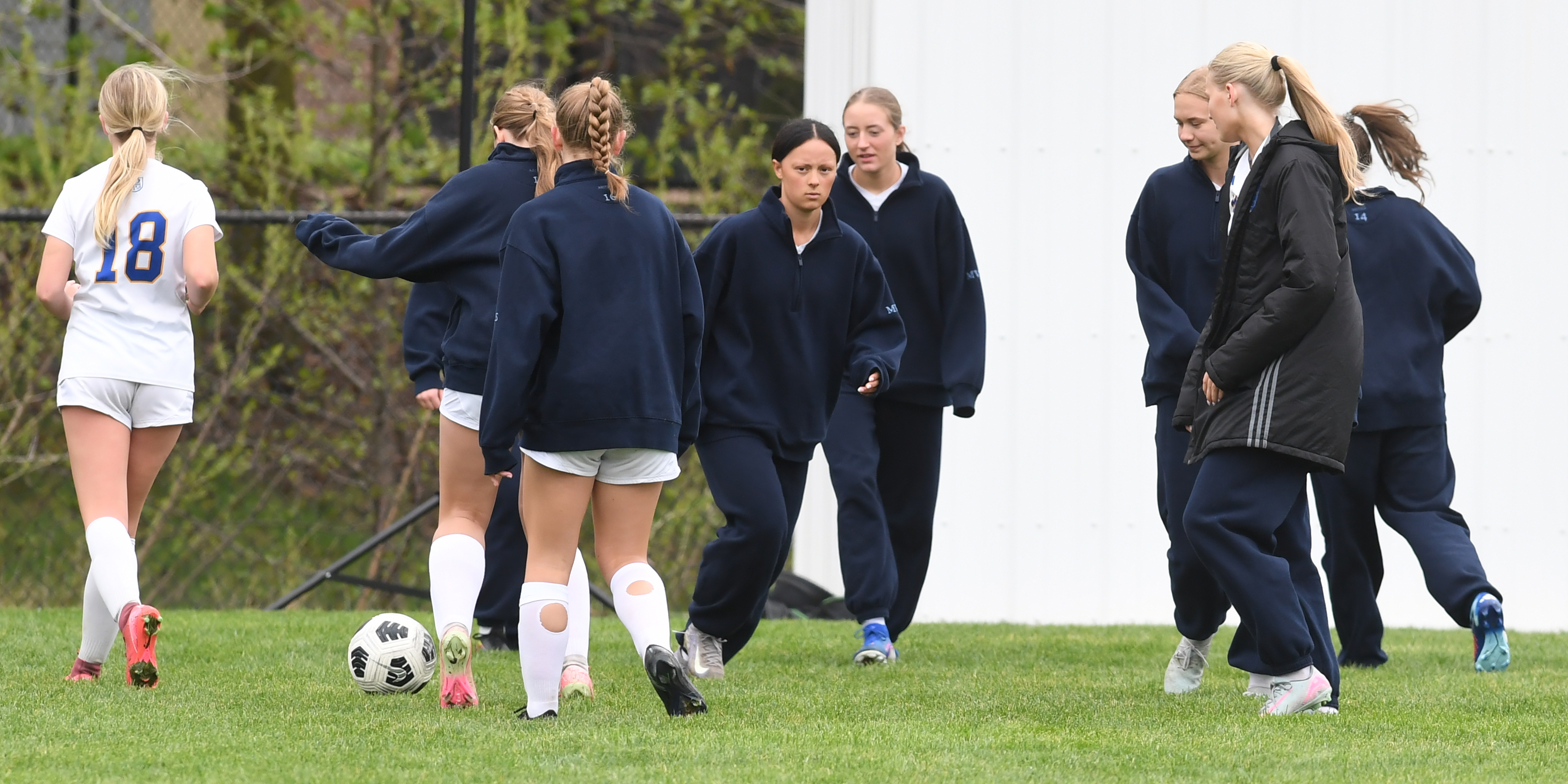 The Bloomfield Hills Marian Mustangs defeated the Hartland Eagles 3-2...