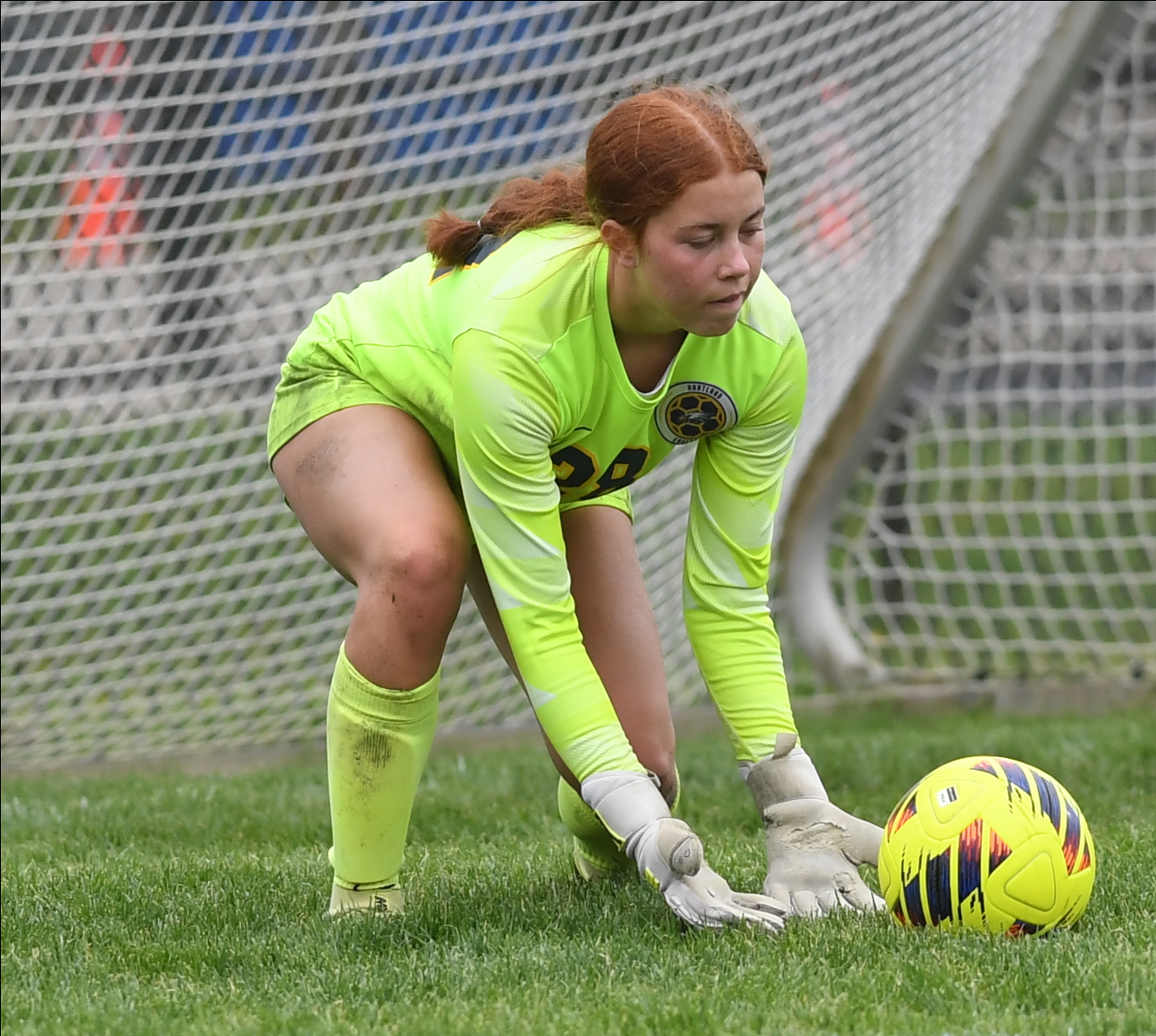 The Bloomfield Hills Marian Mustangs defeated the Hartland Eagles 3-2...