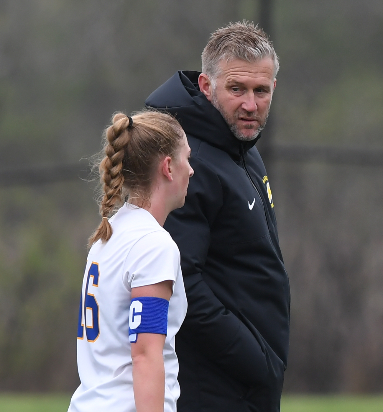 The Bloomfield Hills Marian Mustangs defeated the Hartland Eagles 3-2...