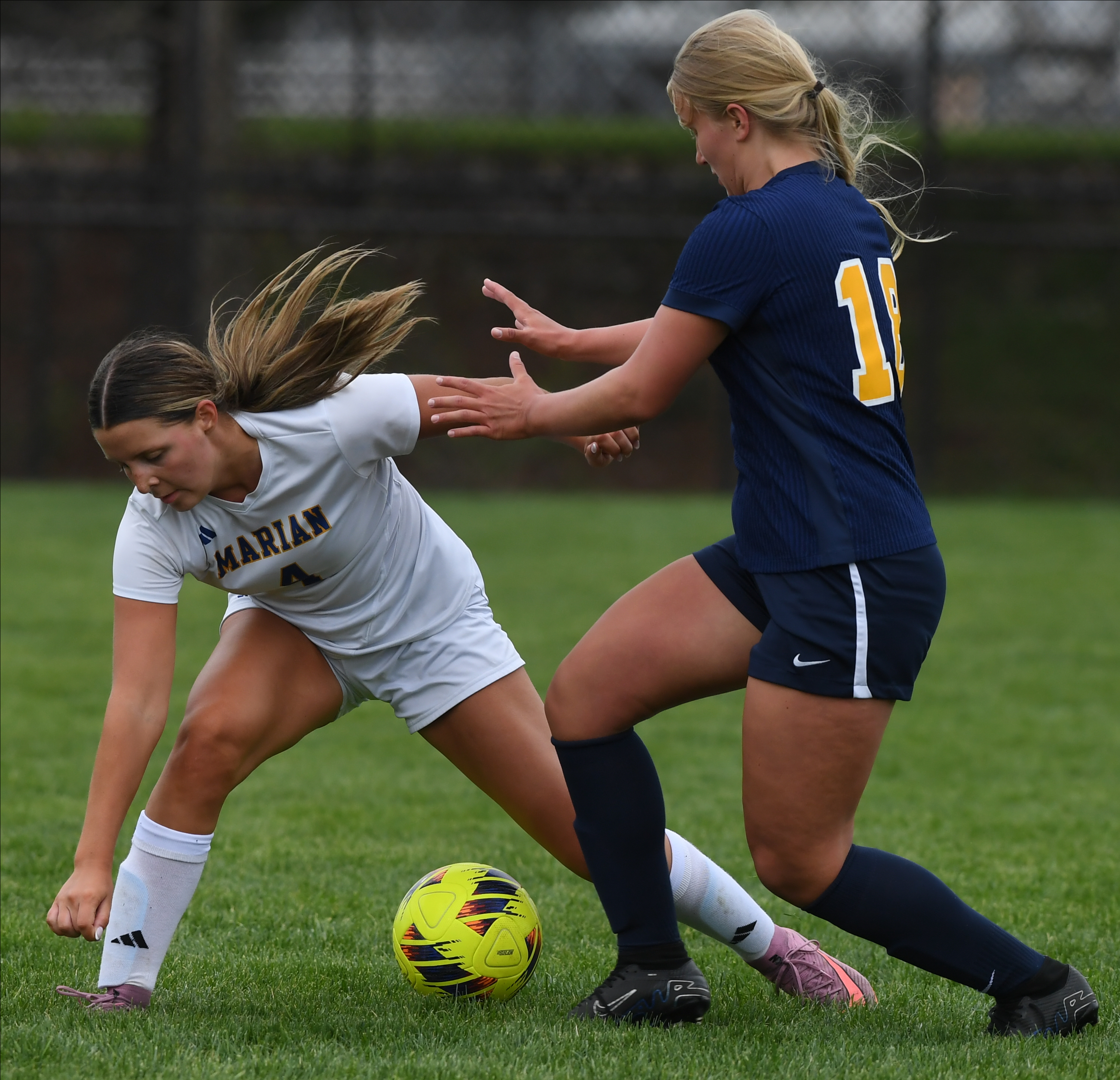 The Bloomfield Hills Marian Mustangs defeated the Hartland Eagles 3-2...