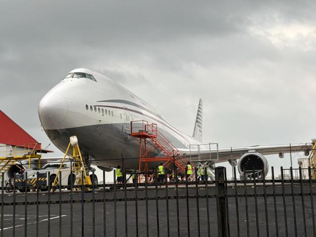 A Boeing 747