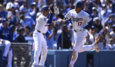 Shohei Ohtani snaps out of slump, homers on his first 3-hit day of season