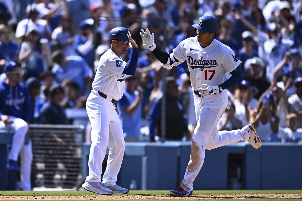 Shohei Ohtani snaps out of slump, homers on his first 3-hit day of season