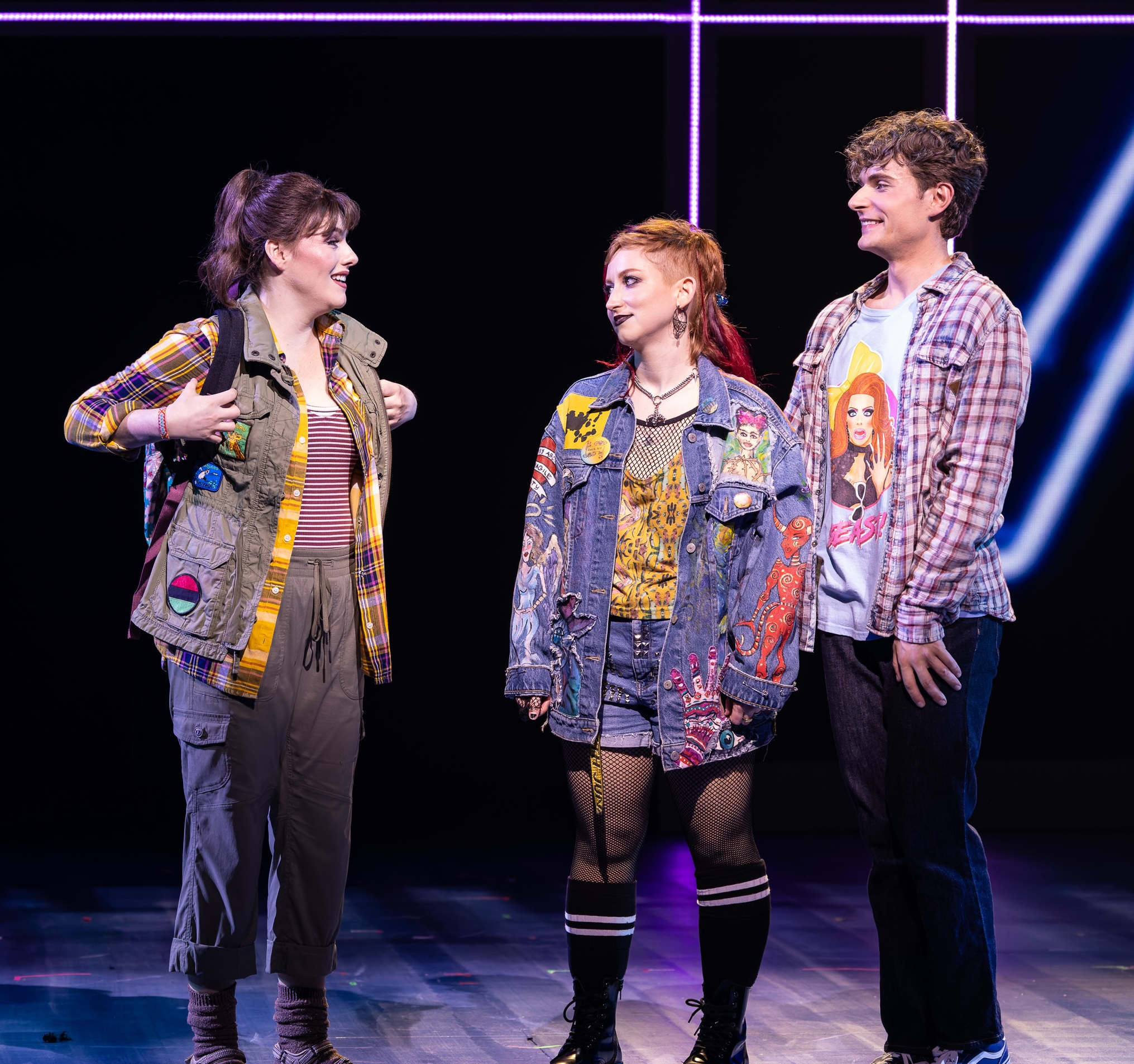 From left, Katie Roche, McKenna Michael and Gavin Leahy appear...