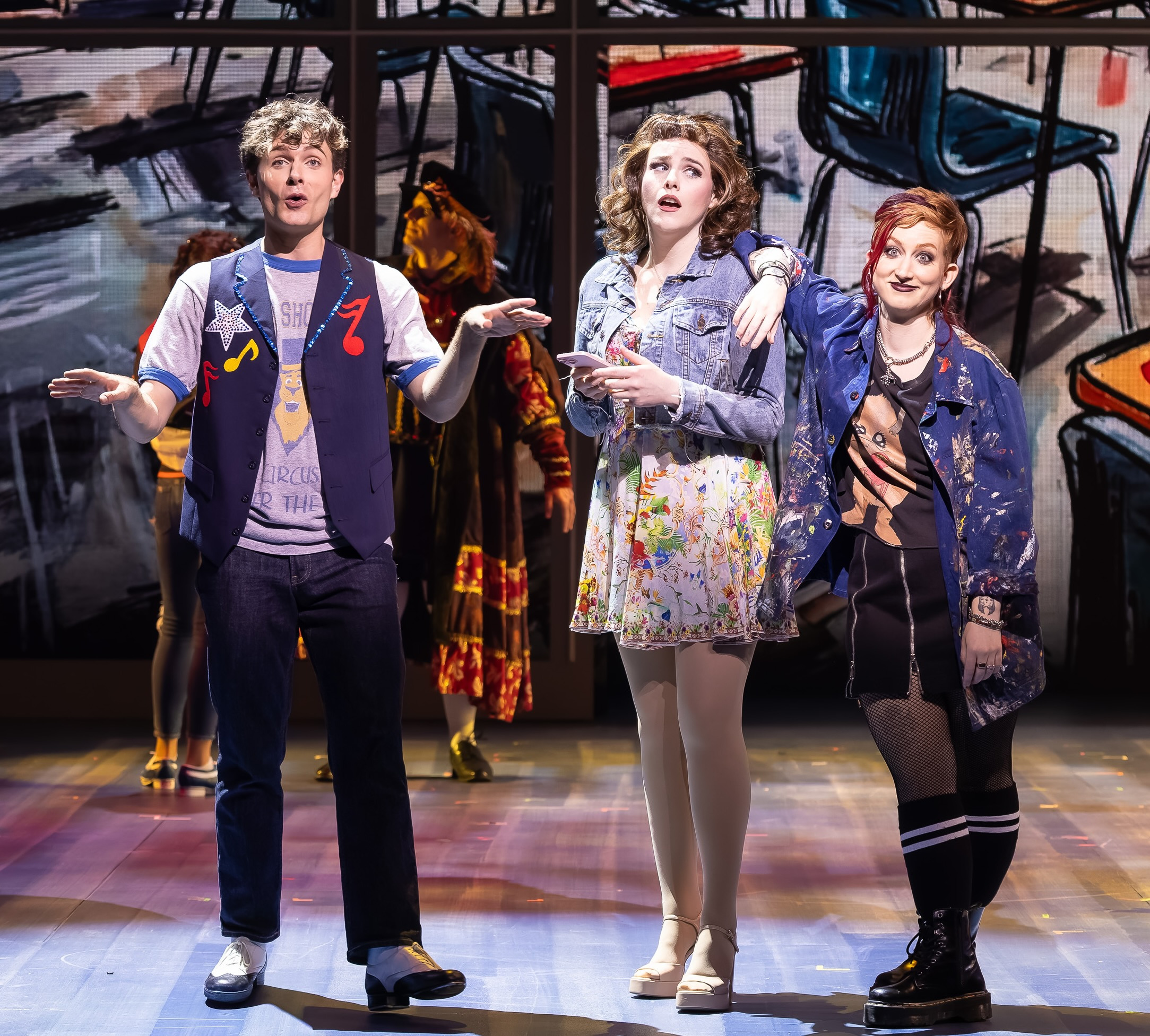 Gavin Leahy, Katie Roche and McKenna Michael appear in a...