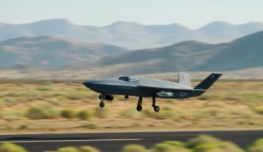General Atomics CCA drone wingman prototype crashes in California