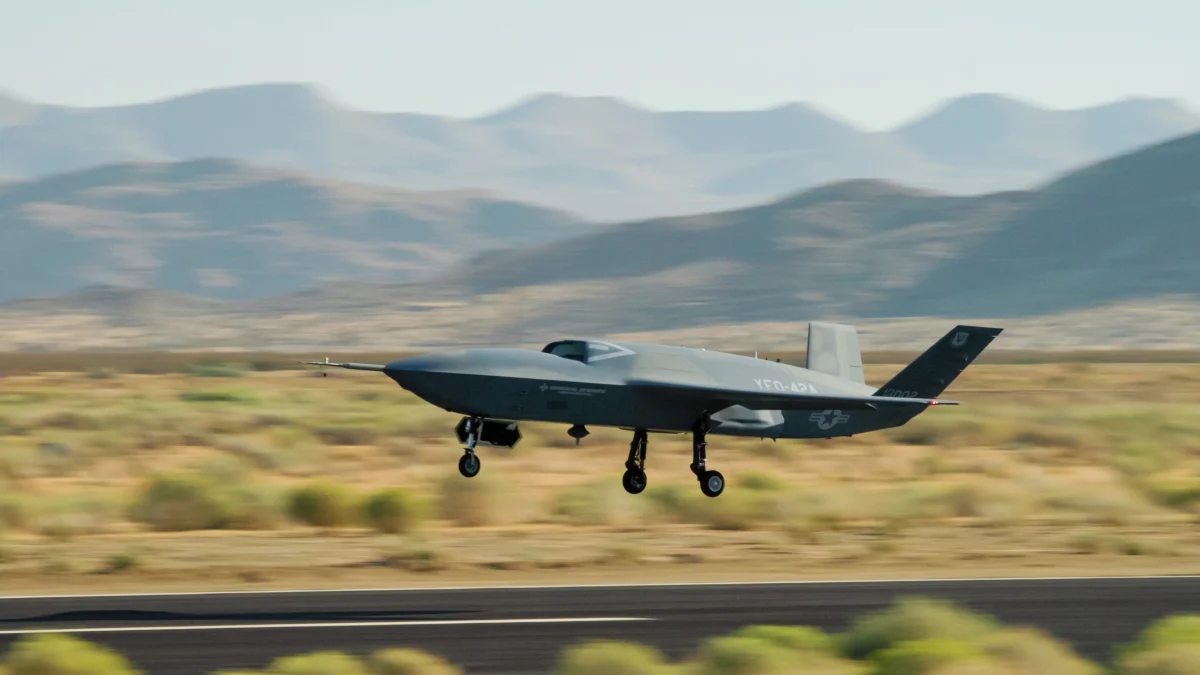 General Atomics CCA drone wingman prototype crashes in California