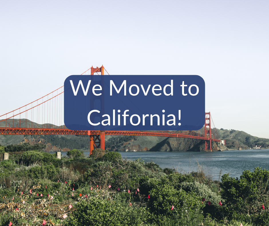 We Moved to California! | White Coat Investor