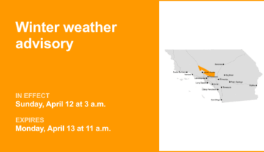 Winter weather advisory issued for 5 Freeway north of LA for Sunday and Monday – up to 6 inches of snow – Orange County Register