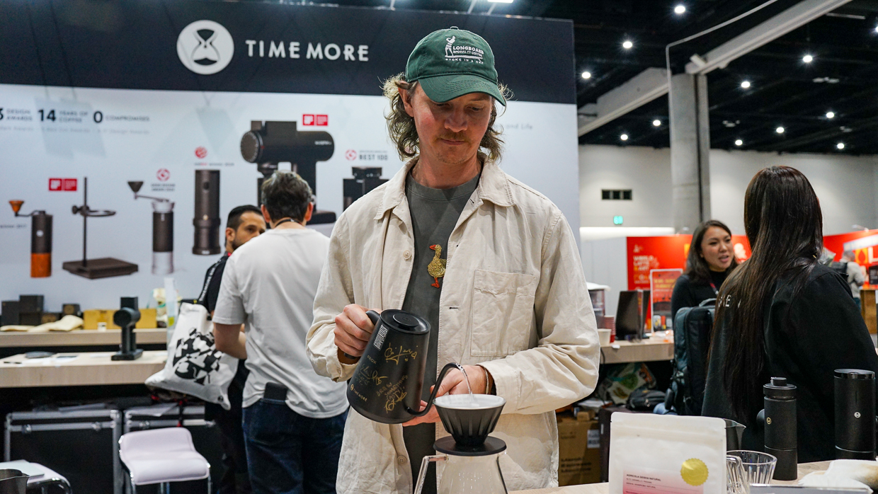 World of Coffee San Diego brewer