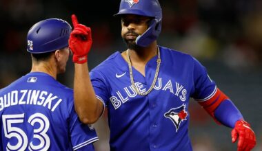 Lenyn Sosa has pinch hit two-run double as Toronto Blue Jays hold off Los Angeles Angels