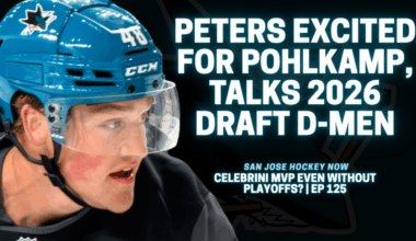 Peters Excited for Pohlkamp, Talks 2026 Draft D-Men | Celebrini MVP Even Without Playoffs?