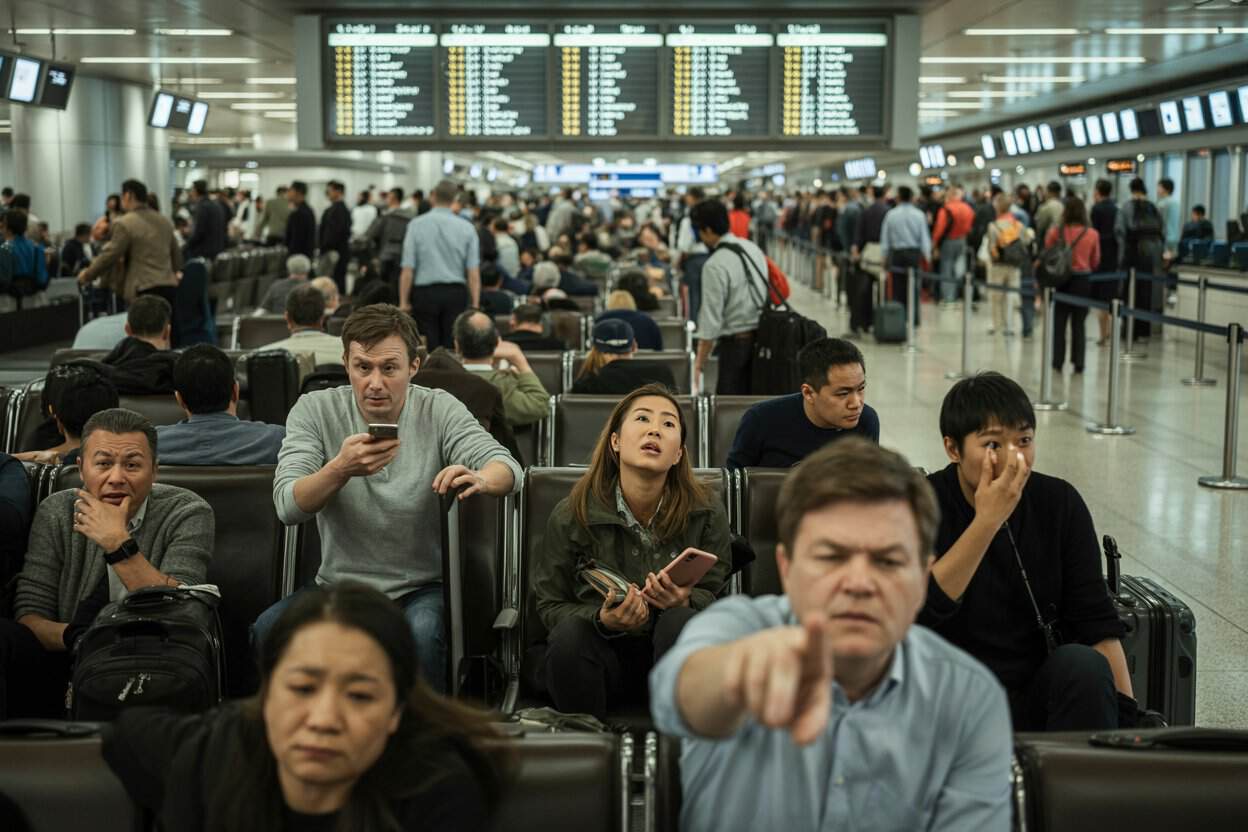 San diego international airport faced major disruptions with 141 flight delays and 2 cancellations amid strong winds and staffing challenges, impacting travellers and prompting safety concerns.