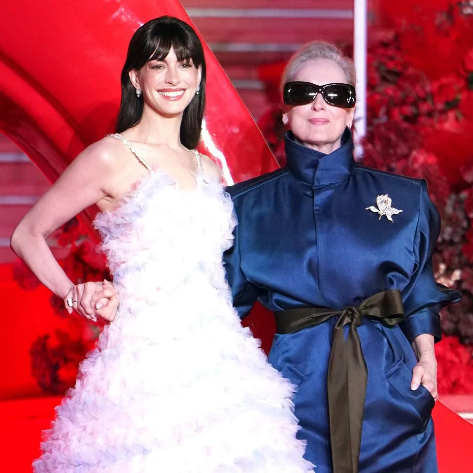 Anne Hathaway and Meryl StreepCredit: VCG/VCG via Getty