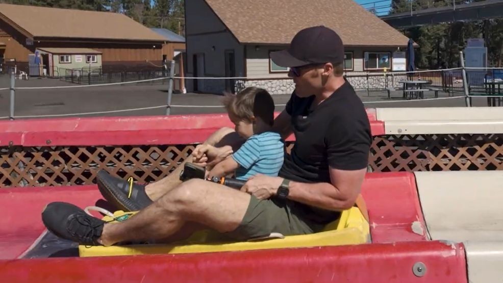 Rush and Cameron take a turn at bobsledding. (Amazing America)