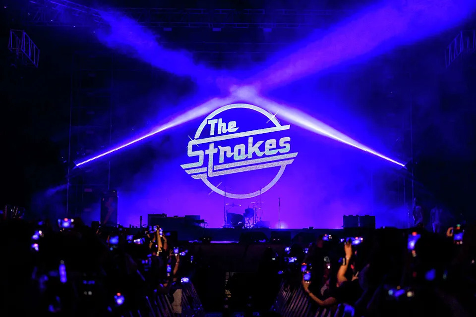 The Strokes perform at the Pentaport Rock Festival on Aug. 5, 2023, in Seoul, South Korea. (Justin Shin/Getty Images)