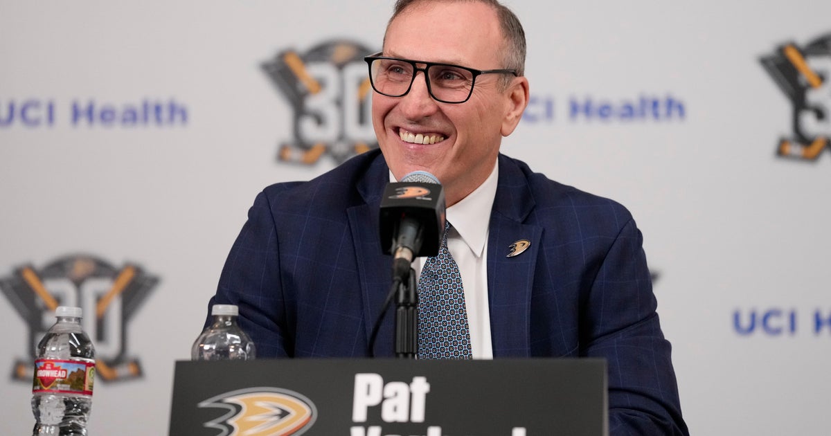 GM Pat Verbeek gets a multiyear contract extension from playoff-contending Anaheim Ducks