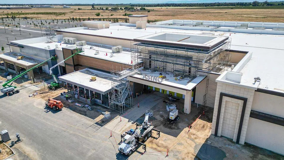 Construction on the North Fork Mono Casino and Resort, which sits right off Highway 99 between the Avenue 17 and Avenue 18-1/2 exits, nears completion on Tuesday, April 14, 2026.