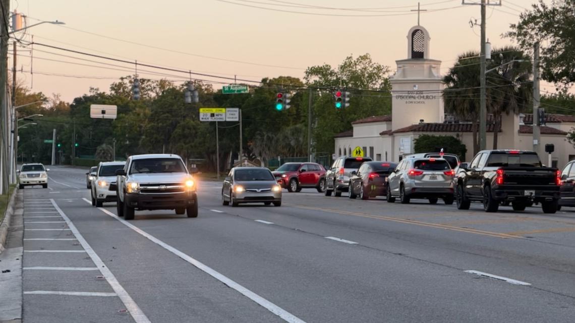 Both directions of San Jose Boulevard at St. Augustine Road reopened after crash closed lanes