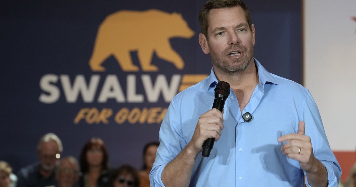 Rep. Eric Swalwell vows to push back on ICE in bid for California governor :: WRAL.com