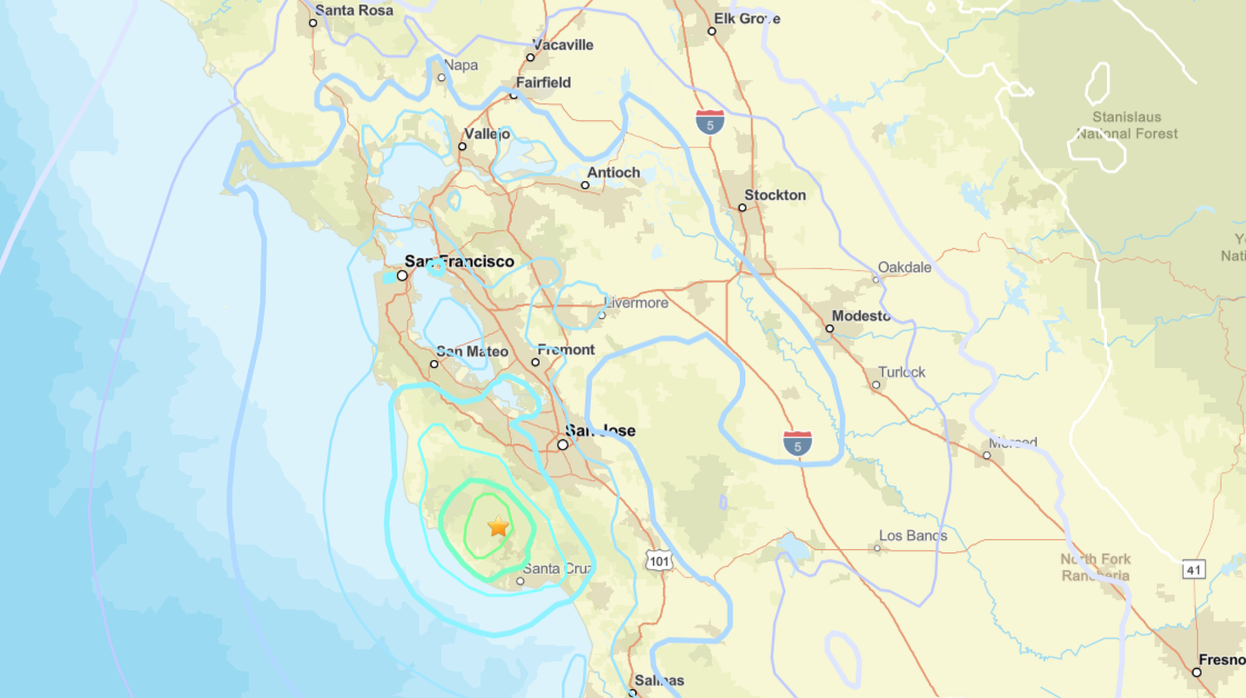 Magnitude 4.6 earthquake near Boulder Creek jolts residents