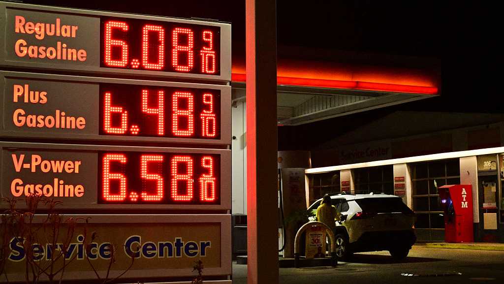 California gas prices near $6 a gallon average for first time in 2026