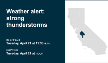 UPDATE: Weather alert affecting Fresno area Tuesday evening - gusts as high as 50 mph