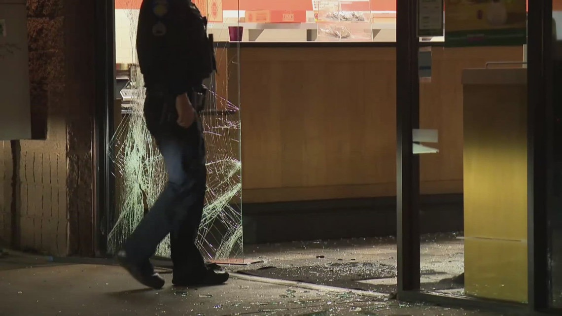 Sacramento police investigate two burglaries involving vehicles smashing storefronts