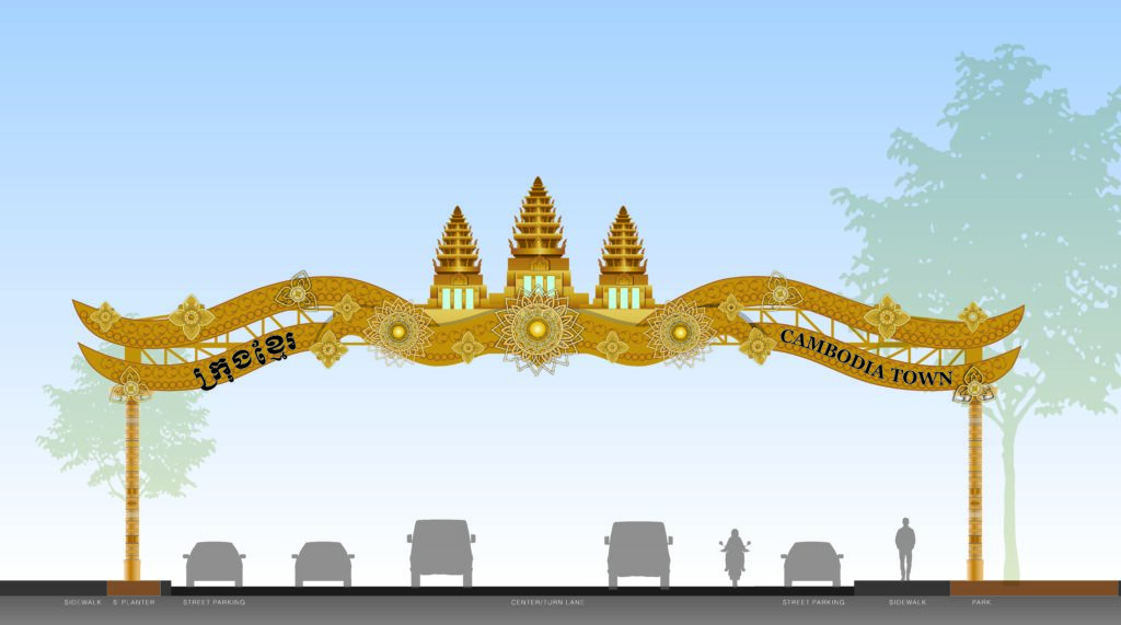 Cambodia Town Grand Entrance design revealed