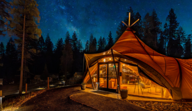 Yosemite's New Glamping Spot Just Became California's First DarkSky Approved Lodging