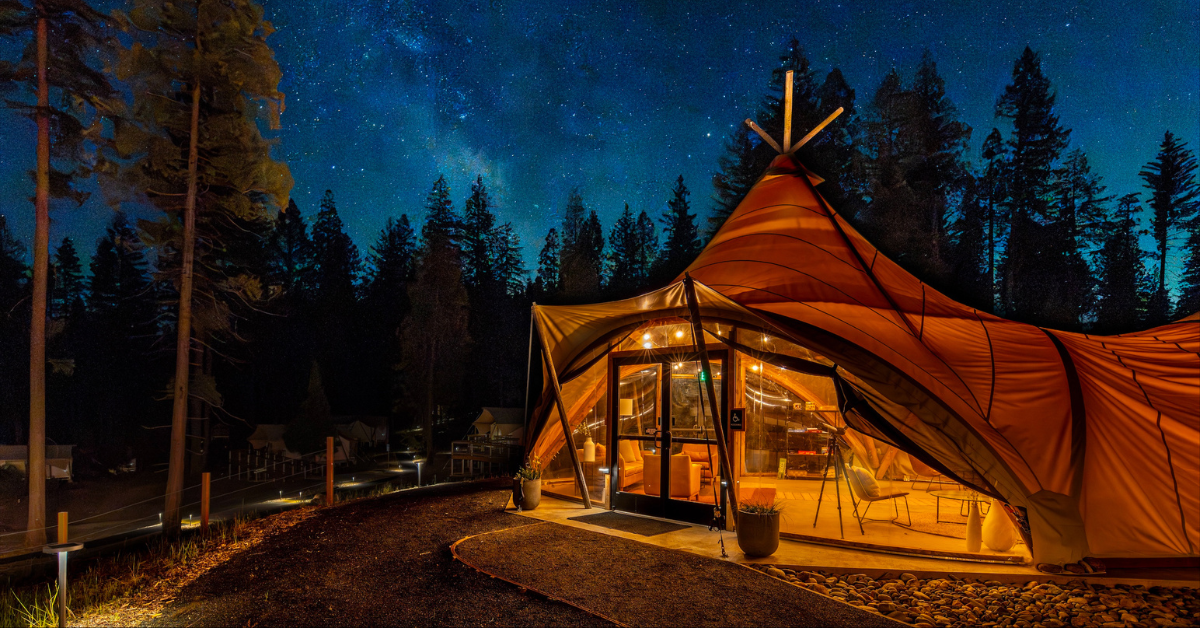 Yosemite's New Glamping Spot Just Became California's First DarkSky Approved Lodging