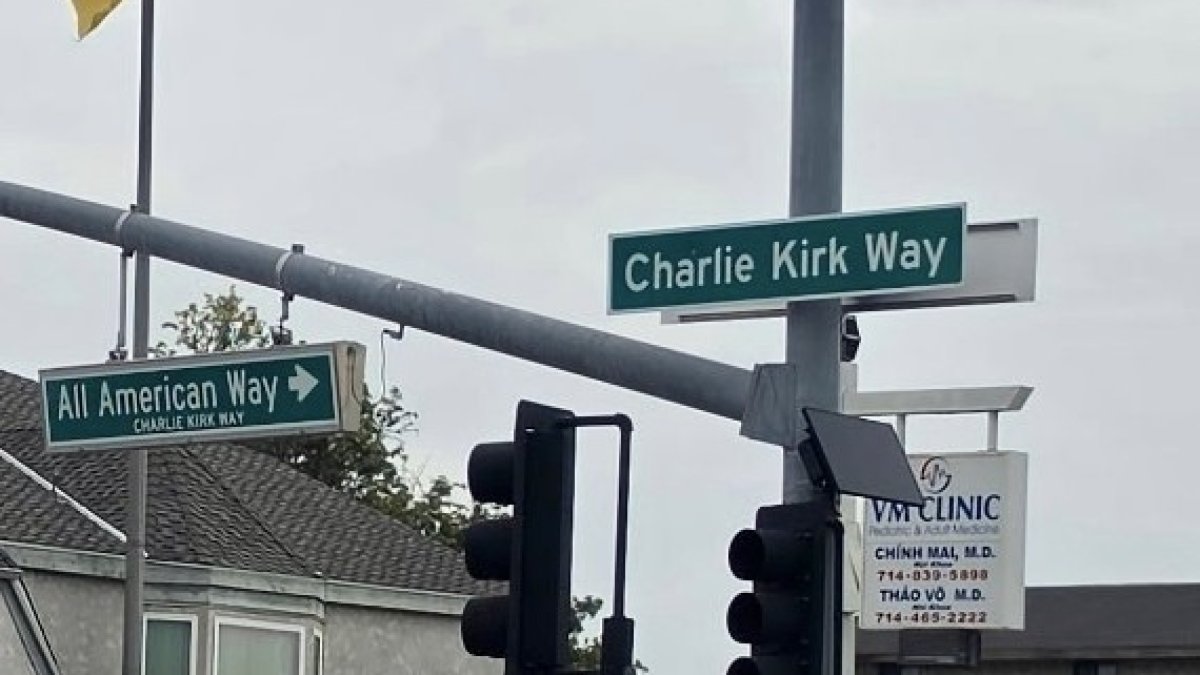 Westminister names street after Charlie Kirk – NBC Los Angeles