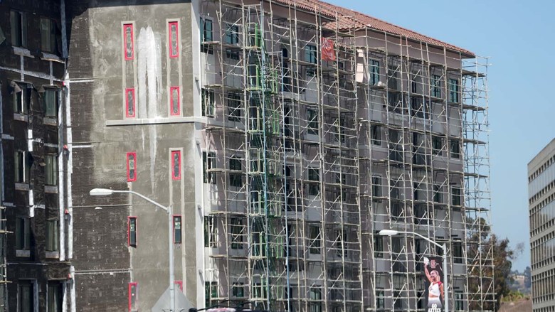 Construction in San Diego. (Photo by Chris Stone/Times of San Diego)