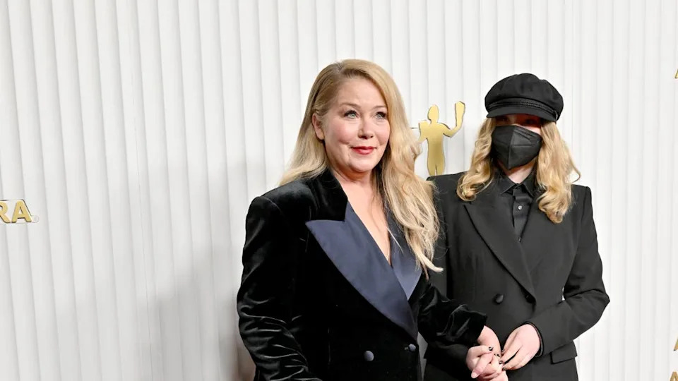 Christina Applegate and Sadie Grace LeNoble attend the 29th Annual Screen Actors Guild Awards at Fairmont Century Plaza.<p>&lpar;Photo by Axelle&sol;Bauer-Griffin&sol;FilmMagic&rpar;</p>