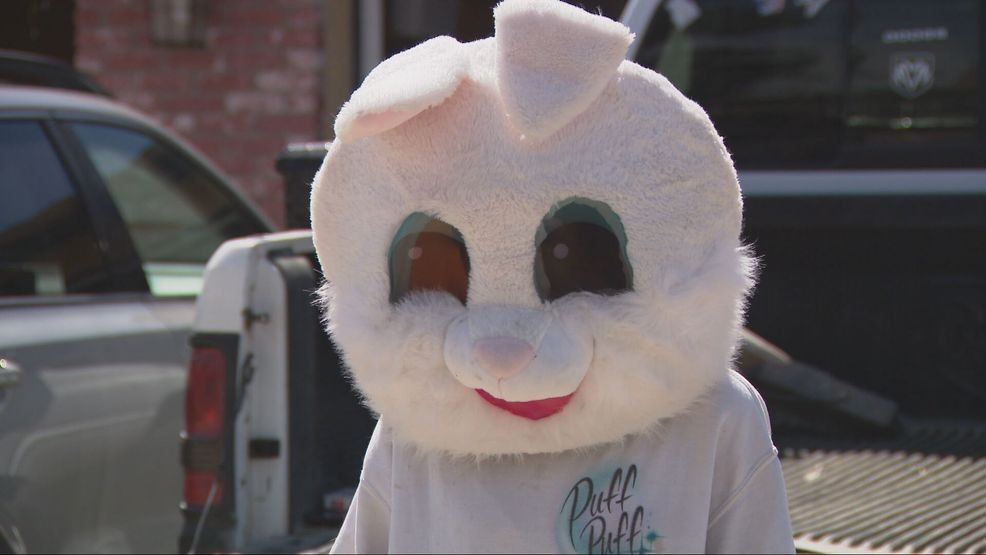 Gunshots rang out Easter Sunday, with one of the people shot seen in surveillance running to a group of people, including one dressed as an Easter Bunny. KBAK/KBFX