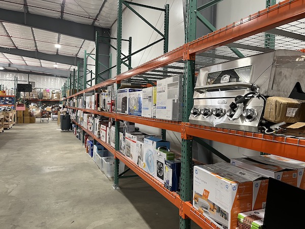 liquidation store aisle