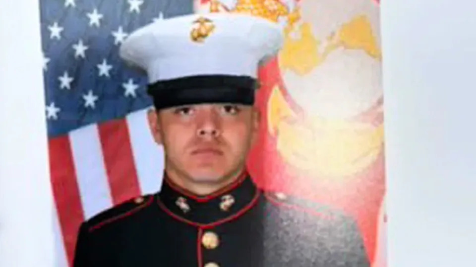 The victim, Daniel Montano, 21, of San Bernardino, was killed in a stabbing in Wilmington, North Carolina on April 5, 2026. He was a lance corporal with the 1st Battalion, 2nd Marine Division based at Camp Lejeune. (GoFundMe)