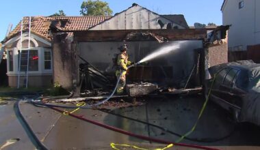2 dogs rescued after garage fire spreads to Sacramento County home