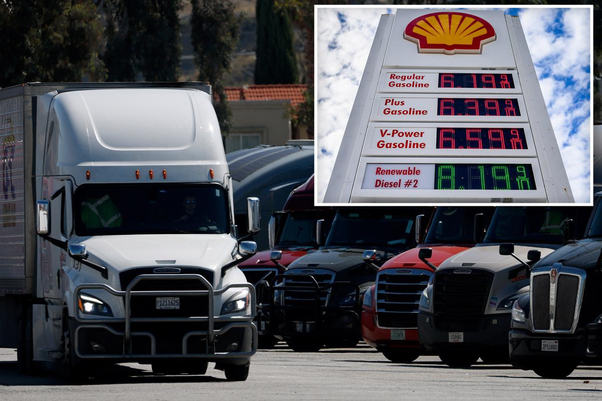 Sky-high diesel prices in California spark worry over affordability