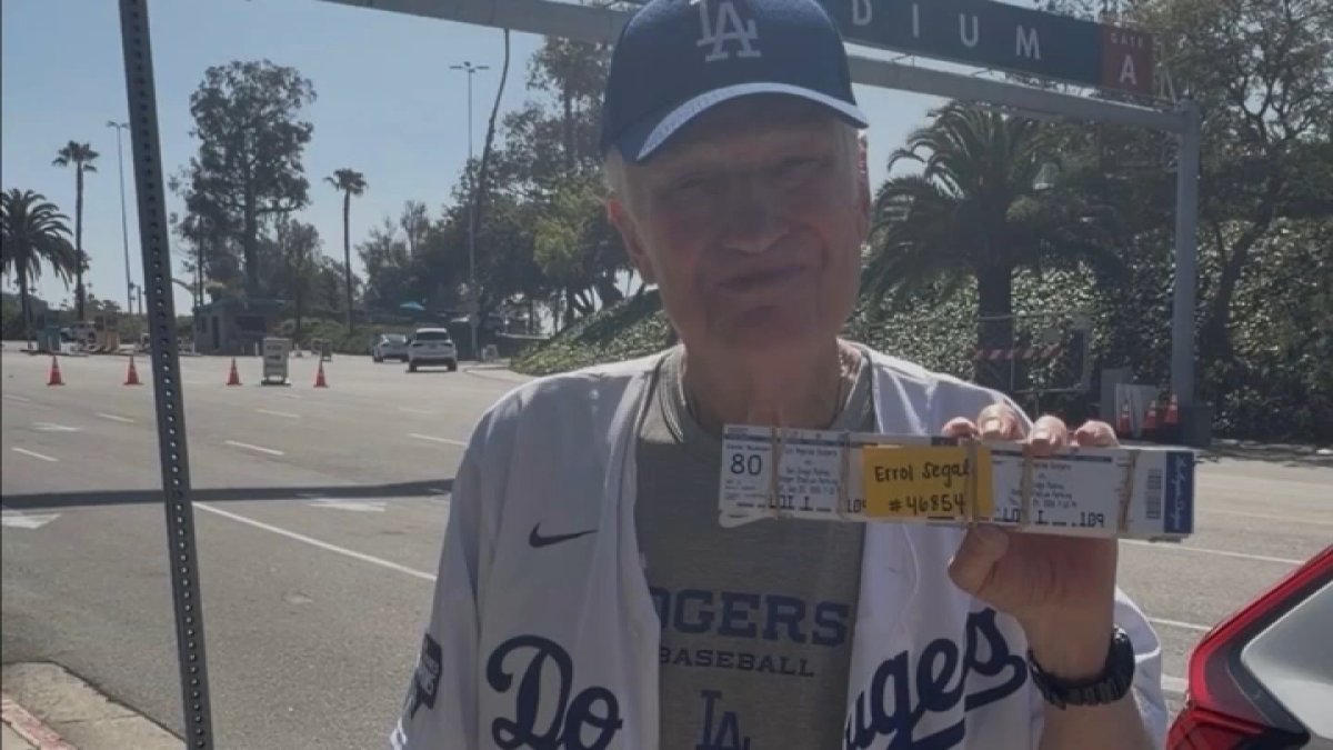 Dodgers reconsider, will print tickets for longtime fan – NBC Los Angeles