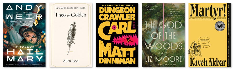 books, southern california bestsellers, trade paperback fiction