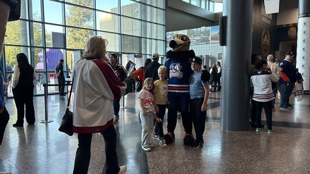 Bakersfield Condors fans filled Dignity Health Arena in Bakersfield for the last home game of the season.{p}KBAK/KBFX{/p}