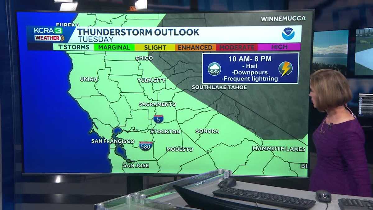 Northern California weather: Thunderstorm, Sierra snow timeline