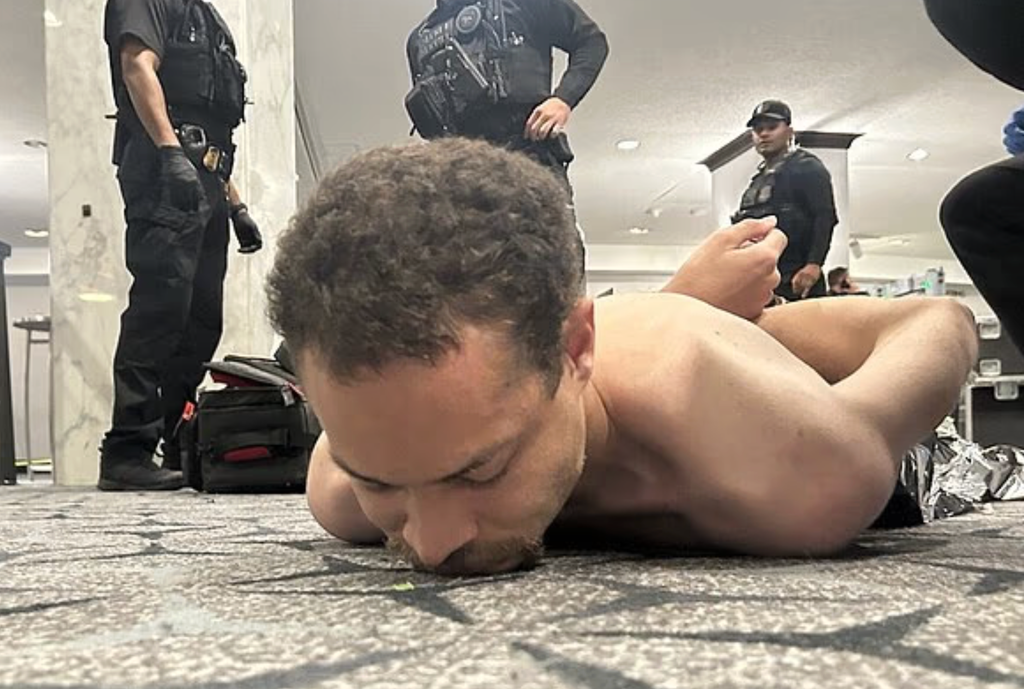 An image of the alleged suspect shared by President Trump