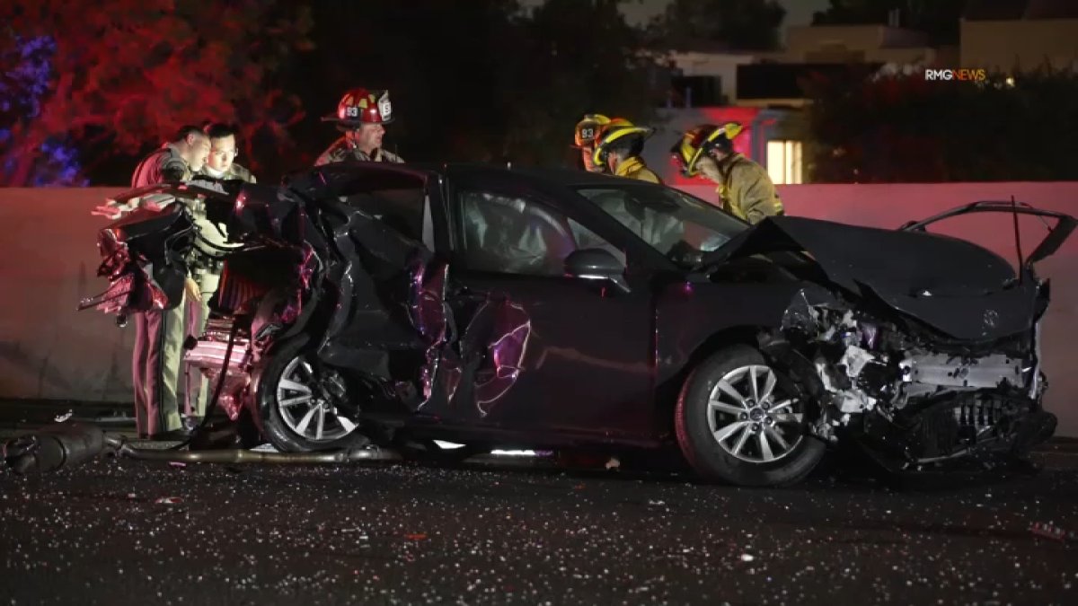 Chain reaction crash on 101 Freeway Encino kills 1 person – NBC Los Angeles