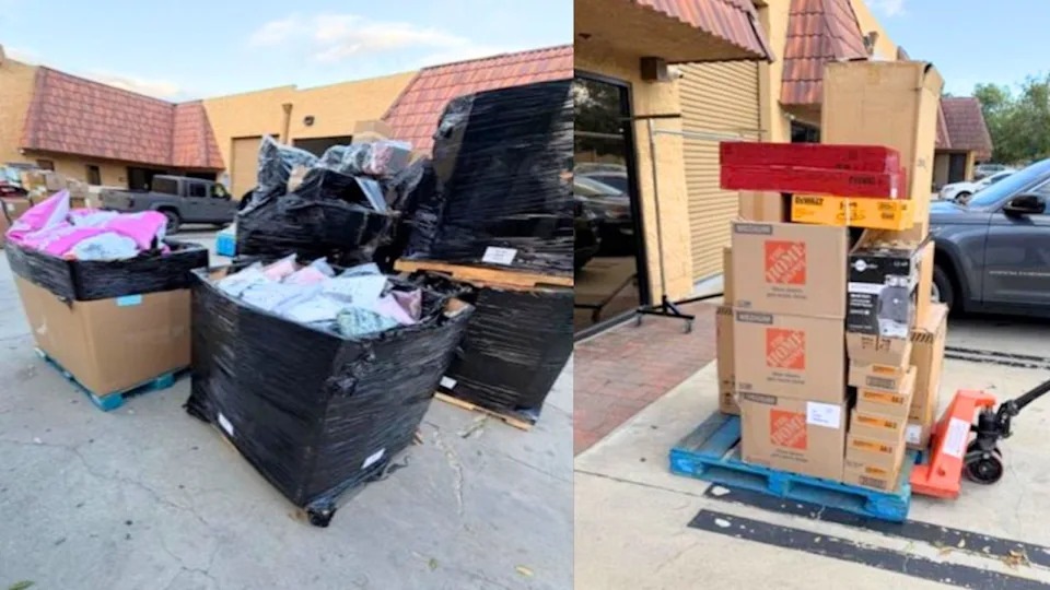 Authorities found over $1 million worth of stolen retail merchandise during a massive theft bust operation on April 1, 2026. (Los Angeles Police Department)