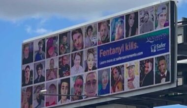 Sacramento Highway 99 billboard honors fentanyl victims