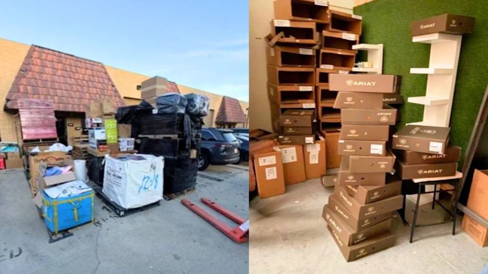 Authorities found over $1 million worth of stolen retail merchandise during a massive theft bust operation on April 1, 2026. (Los Angeles Police Department)