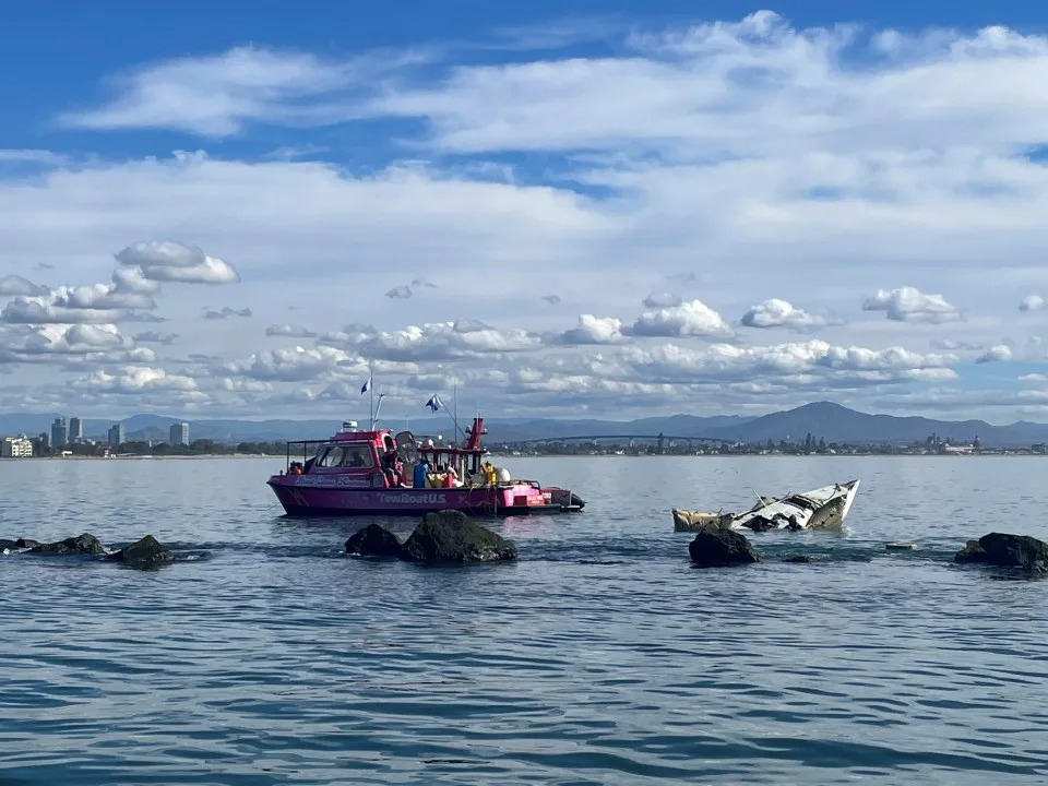 Vessel removed from Zuniga Shoals Jetty. (Port of San Diego)