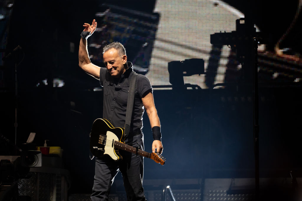 Bruce Springsteen performs at MetLife Stadium on August 30